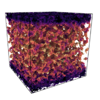 Surface growth of cement hydrate gels